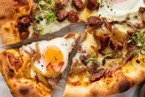 breakfast pizza for school