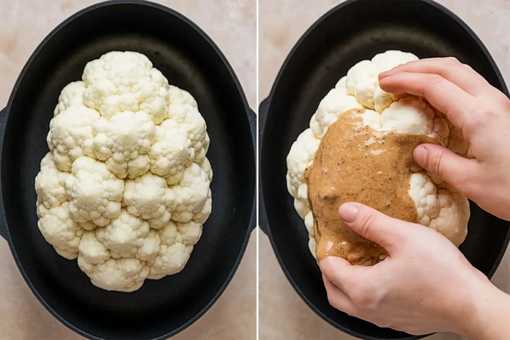 Whole Roasted Cauliflower